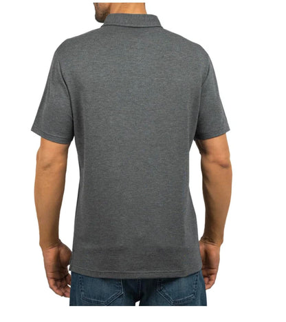 Jachs New York Men's Short Sleeve Classic Fit Polo Shirt (US, Alpha, Large, Regular, Regular, Gray)