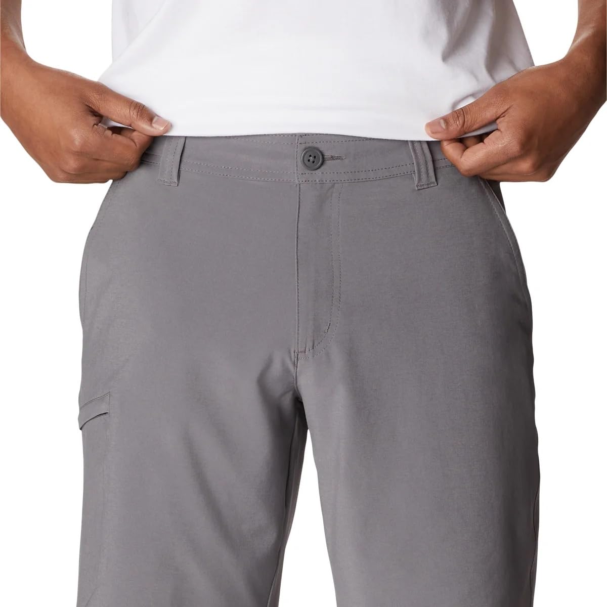 Columbia Mens Lightweight Tech Short (US, Waist, 30, Regular, City Grey)
