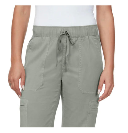 Buffalo David Bitton Women's Tencel Pull-On Cargo Pant (US, Alpha, XX-Large, Regular, Regular, Sage Smoke (Green))