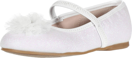Nina Kids Girl's Meri-T (Toddler/Little Kid) White Baby Glitter 12 Little Kid M