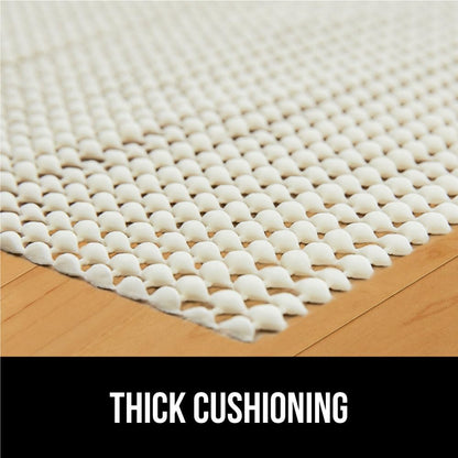 The Original Gorilla Grip Extra Strong Rug Pad Gripper, 8 FT Round, Grips Keep Area Rugs in Place, Thick Slip and Skid Resistant Pads for Hard Floors Under Carpet Mat Cushion and Hardwood Protection