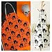 Geyoga 2 Pieces Halloween Apron Halloween Cat Apron Adjustable Cat Pattern Apron Halloween Buffalo Apron for Kitchen Cooking Chef Grill Baking 2 Styles