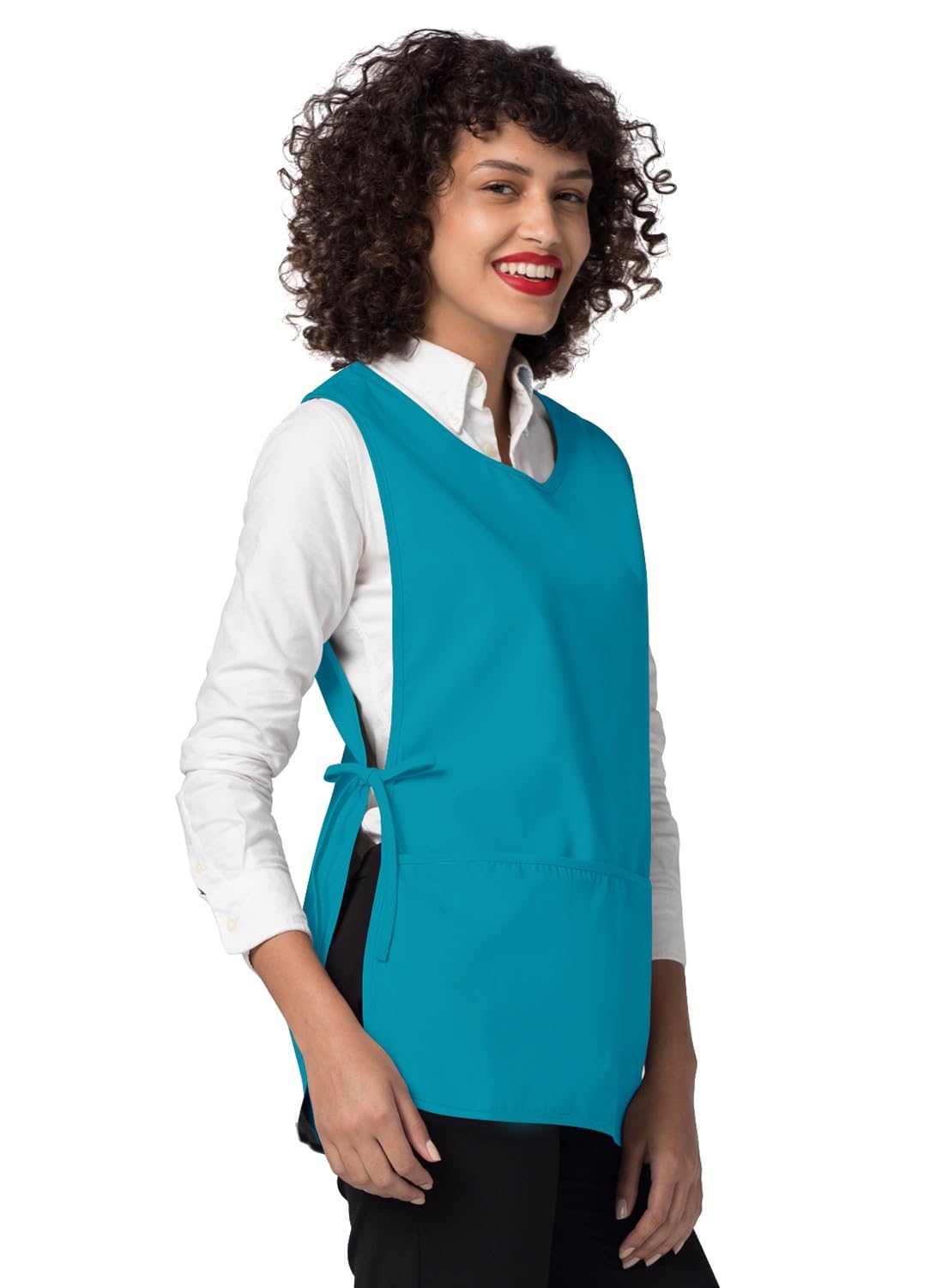 Adar Universal Cobbler Apron 3 Pack - Unisex Cobbler Apron - 7023 - Teal Blue - R