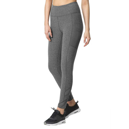 Mondetta Performance Gear Womens Active Legging (Granite Melange, X-Large)