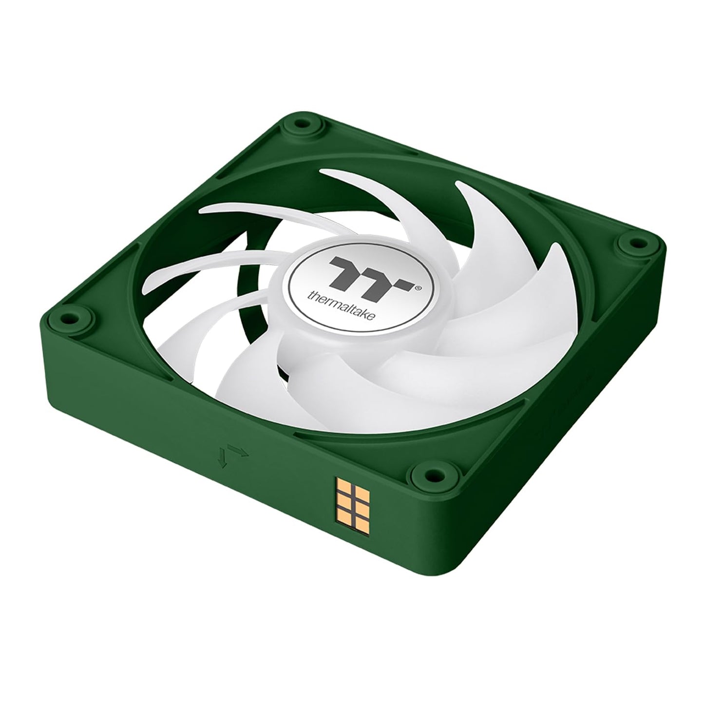 Thermaltake CT140 EX Reverse ARGB Sync PC Cooling Fan 3 Pack, 500~1800 RPM, 5V Mobo Sync, 16.8 Million Colors 9 LEDs, MagForce 2.0 Connectors, Hydraulic Bearing, Racing Green, CL-F230-PL14RG-A