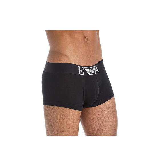 Emporio Armani Men's Essentials Stretch Cotton Trunk 110852 M Black