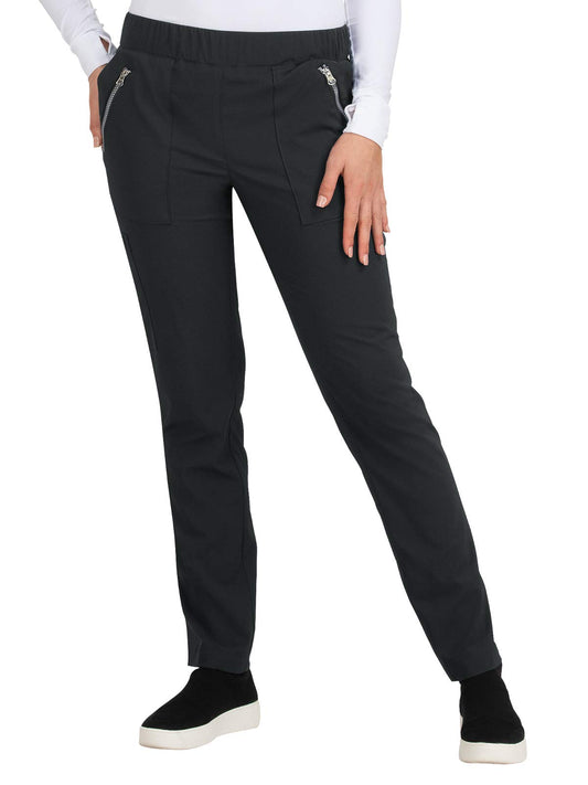 KOI Basics 737 Women's Jane Pant (Black, Large Petite)