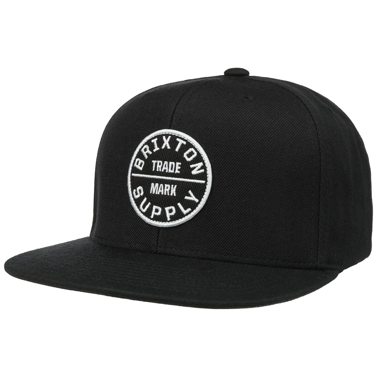Brixton Men's Oath III Baseball Cap Black/Copper – Snapback Closure