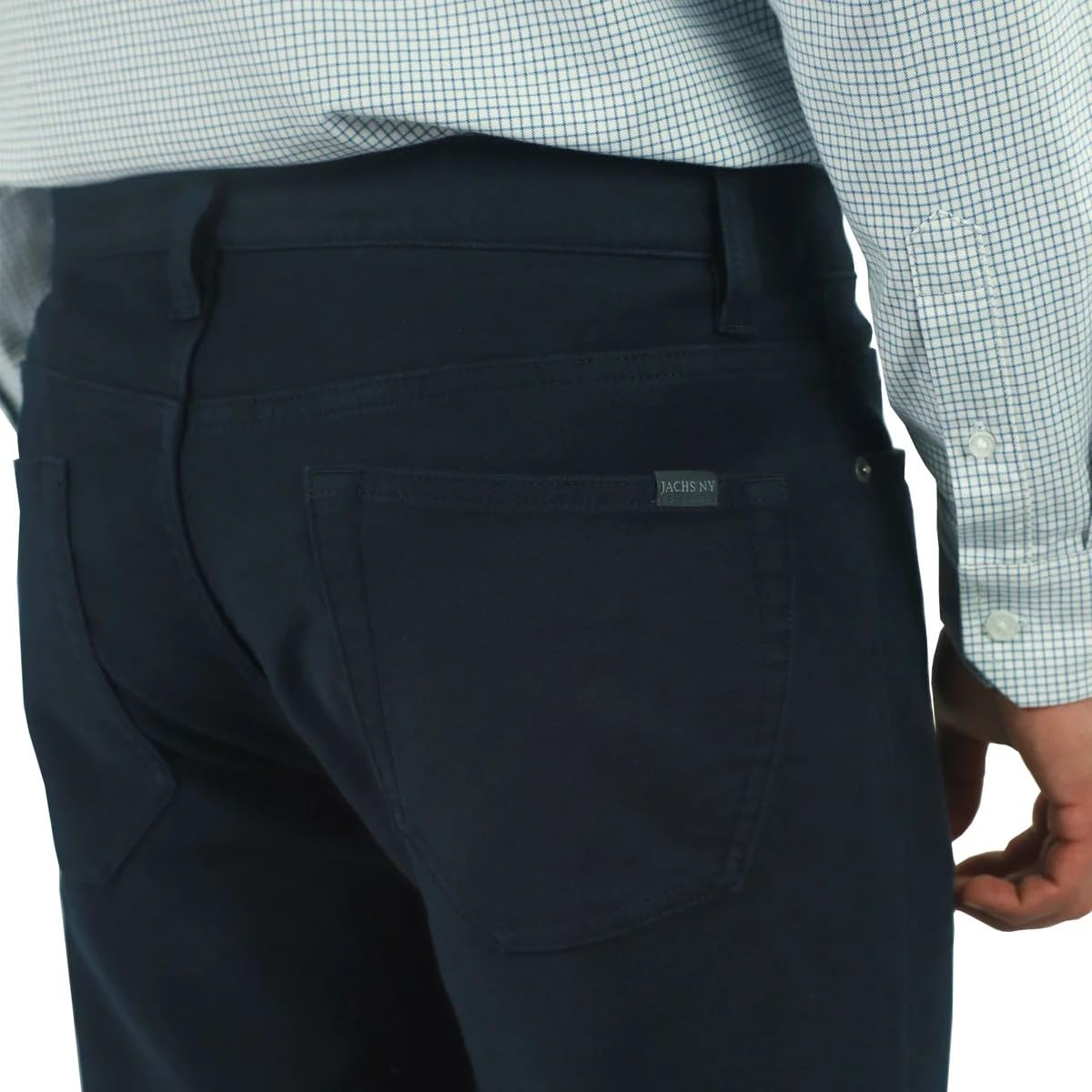 JACHS New York Mens Heavyweight Twill 5 Pocket Stretch Pant (US, Waist Inseam, 30, 30, Regular, Regular, Navy)