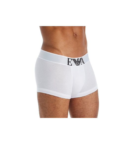 Emporio Armani Men's Essentials Stretch Cotton Trunk 110852 M White