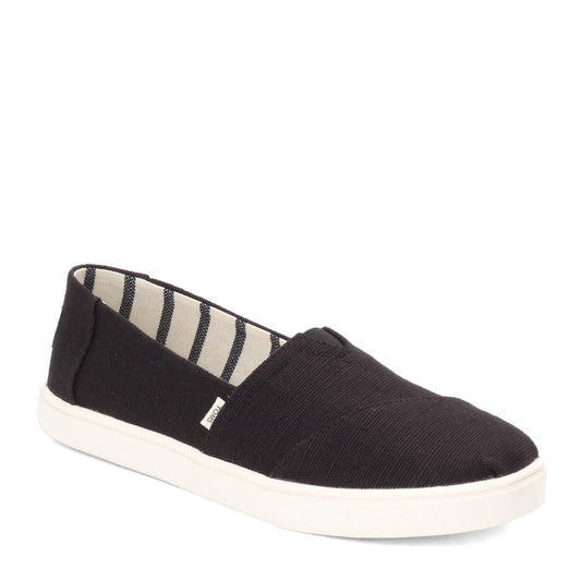 TOMS Women's, Alpargata Cupsole Slip-On Black 12 M