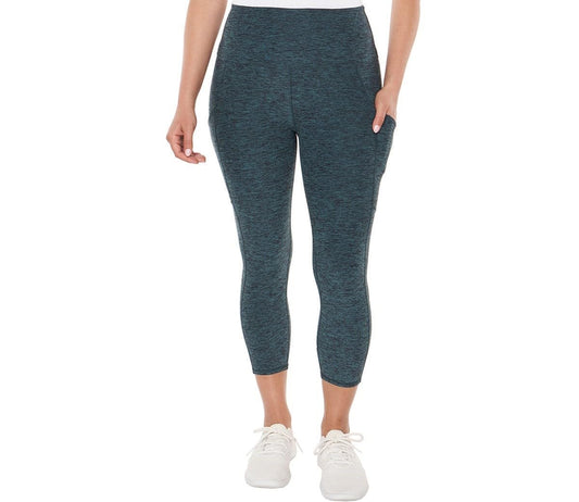 Kirkland Signature Capri Leggings for Women  with Pockets Green, XS