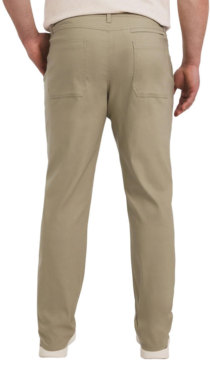 Weatherproof Vintage Men's Water Resistant Active Stretch Straight Fit Tech Pant (US, Waist Inseam, 38, 30, Regular, Regular, Tan)