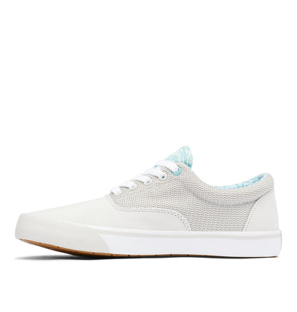 Columbia Women's Slack Water PFG Lace Boat Shoe, Grey Ice/Sea Wave, 5