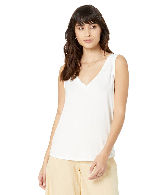 Free People Moon Dance Tank Painted White SM (Women's 4-6)