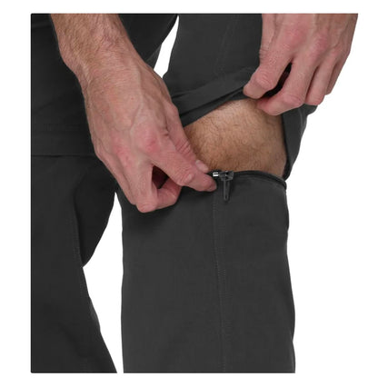 The B.C. Clothing Co. Men's Belted Stretch Convertible Cargo Pant, Pants Convert to Shorts (US, Waist Inseam, XX-Large, 29, Regular, Regular, Gray)