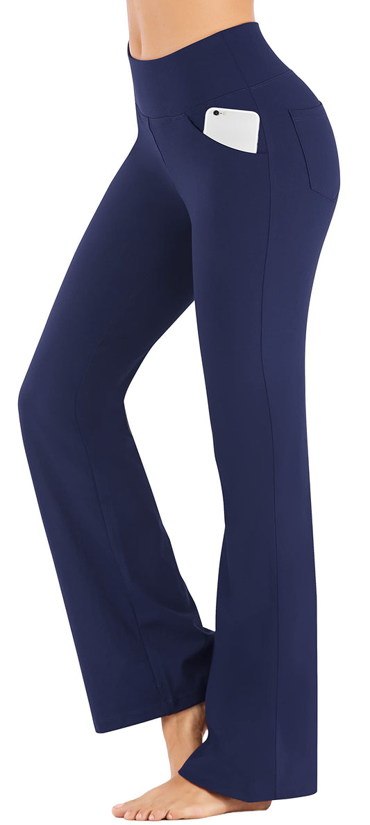 IUGA Bootcut Yoga Pants with Pockets for Women Wide Leg Pants High Waist XL