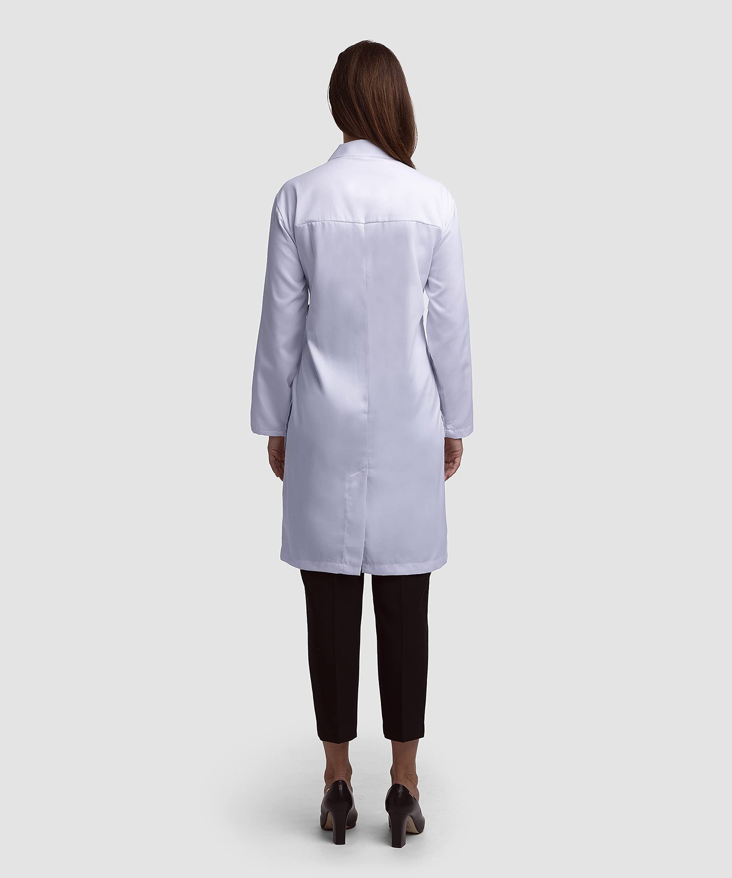 Lab Coat X Professional Lab Coat for Men, Long Sleeve, White, Classic Fit, Unisex