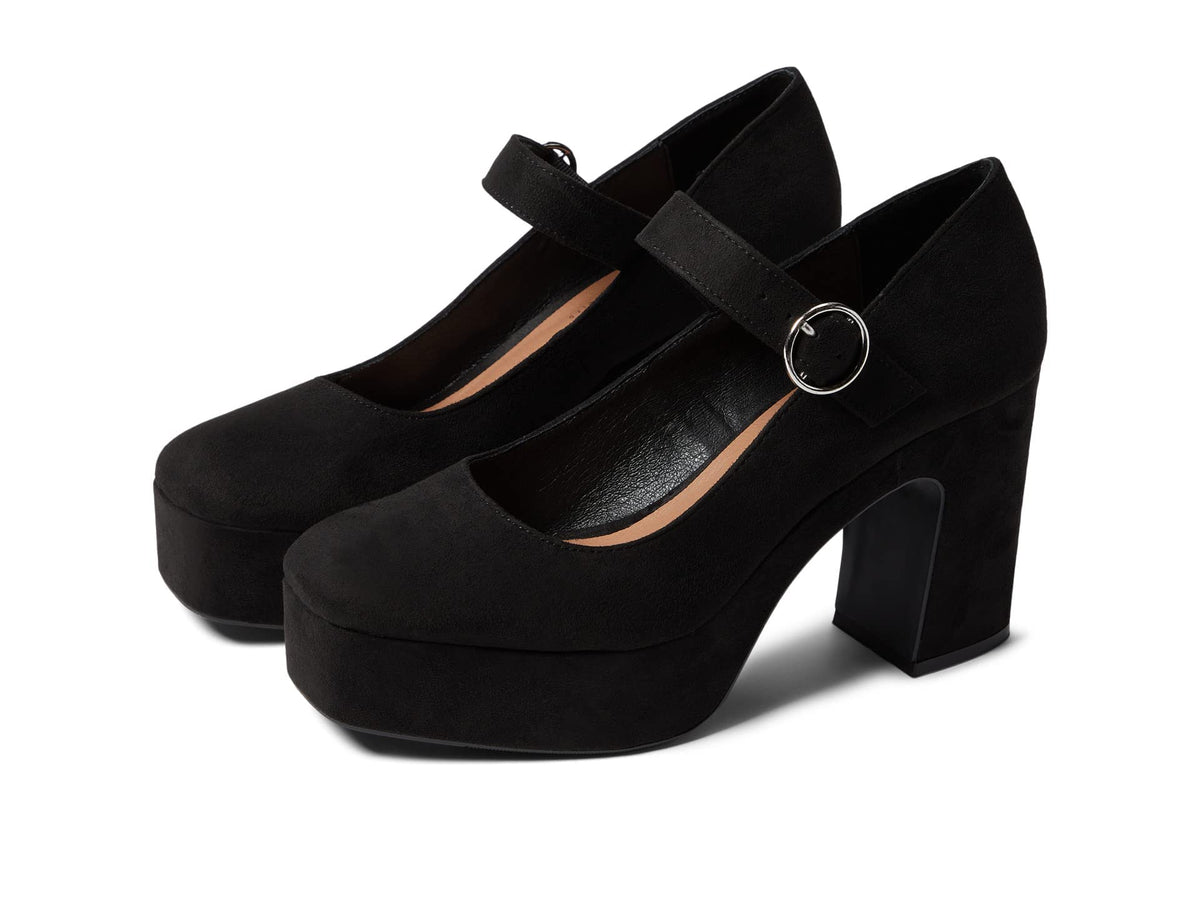 Chinese Laundry Pollyanne Black Fine Suede 8 M