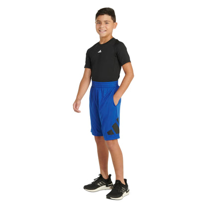 adidas Kids ESS24 Performance Short(Big Kid) Blue Royal XL (16 Big Kids)