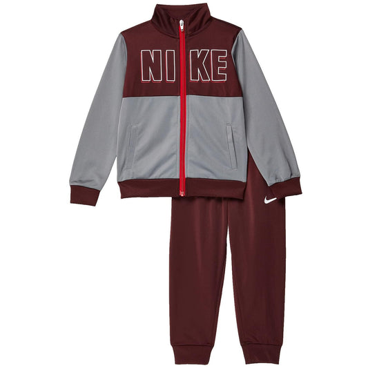 Nike Boy's NSW Tricot Set (Little Kids) Burgundy Crush 7 Little Kid