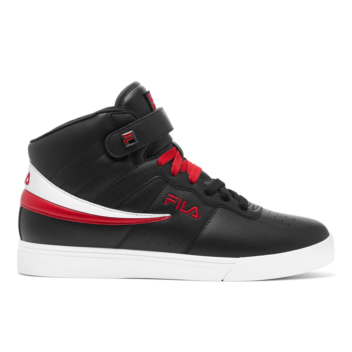 Fila Men's Vulc 13 Fashion Sneakers, Black/Black/Black - 8.5