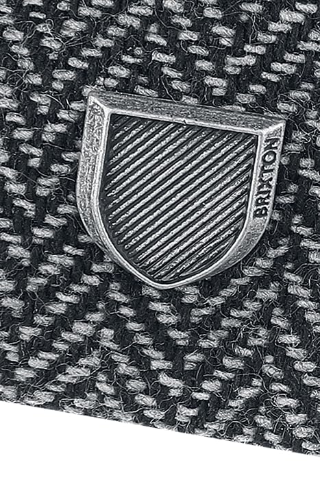 Brixton Brood Snap Cap Grey/Black MD (7 1/4)