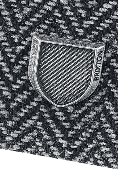 Brixton Brood Snap Cap Grey/Black MD (7 1/4)