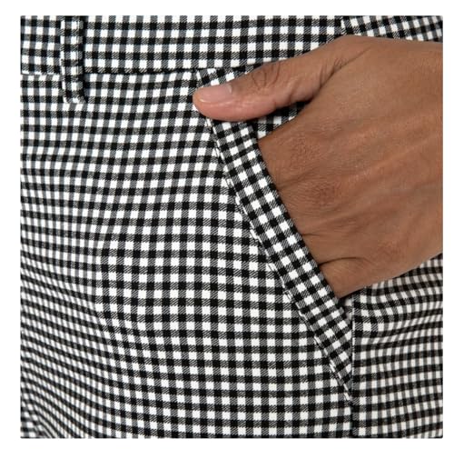 Mario Serrani Women's Slim Fit Pull On Capri Pant (US, Alpha, X-Large, Regular, Regular, Multi (Black/White Gingham))