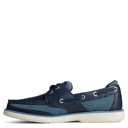 Sperry Men's, Surveyor 2 Eye Boat Shoe Navy Leather 10 W