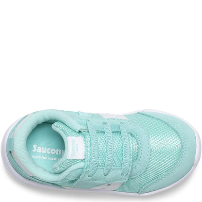 Saucony girls Jazz Riff Sandal, Turquoise/White, 5 Little Kid US