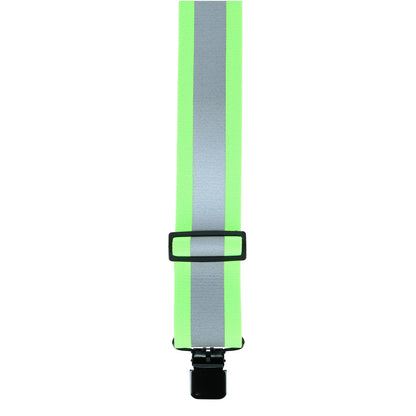 Perry Suspenders Men's Clip-End Reflective Safety Suspenders, Regular, Lime