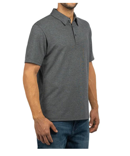Jachs New York Men's Short Sleeve Classic Fit Polo Shirt (US, Alpha, Large, Regular, Regular, Gray)
