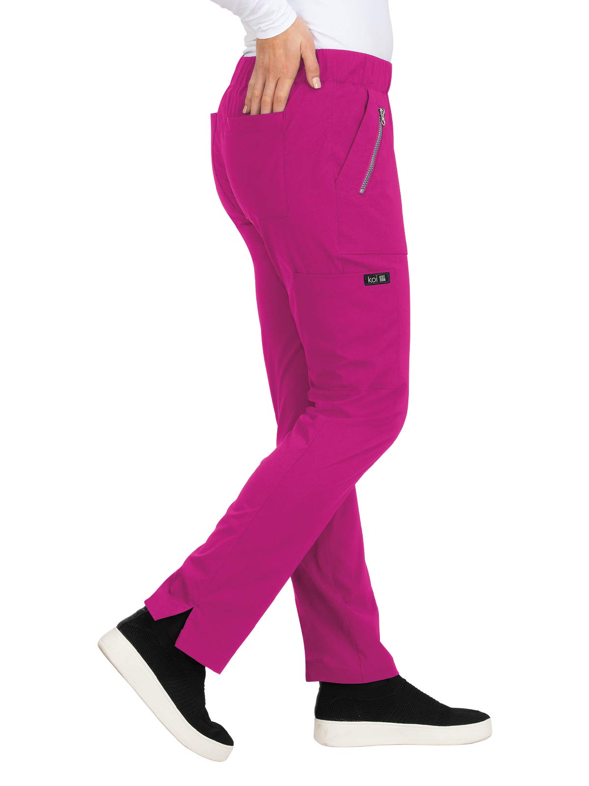 KOI Basics 737 Women's Jane Scrub Pant Azalea Pink M