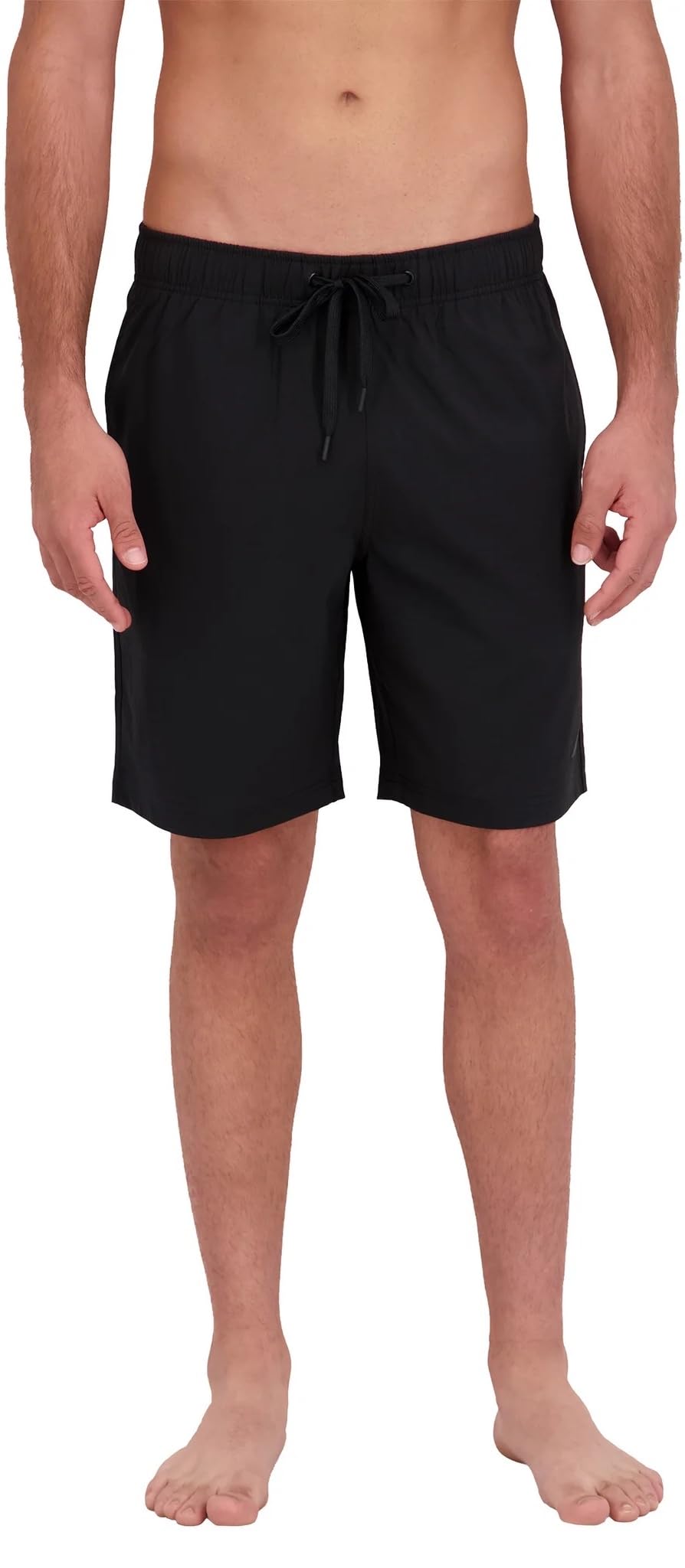 Nautica Mens Lightweight Quick Dry Swim Trunks (US, Alpha, XX-Large, Regular, Regular, Black)