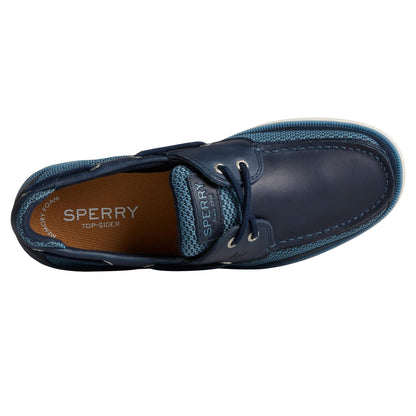 Sperry Men's, Surveyor 2 Eye Boat Shoe Navy Leather 10 W