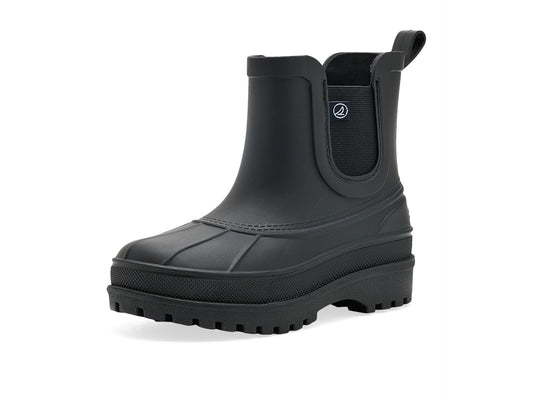 Sperry Girls Port Chelsea Boots (Little Kid/Big Kid) Solid Black 1 Medium Little Kid