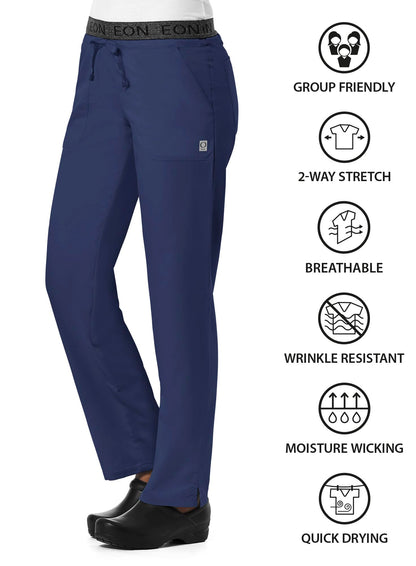 Maevn Women's EON Waistband 7-Pocket Cargo Pant True Navy
