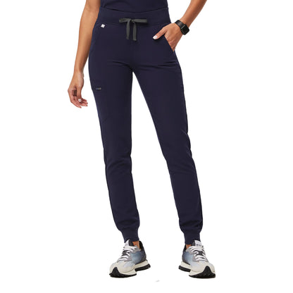 FIGS Zamora Jogger Style Scrub Pants for Women - Navy, XX-Small Petite