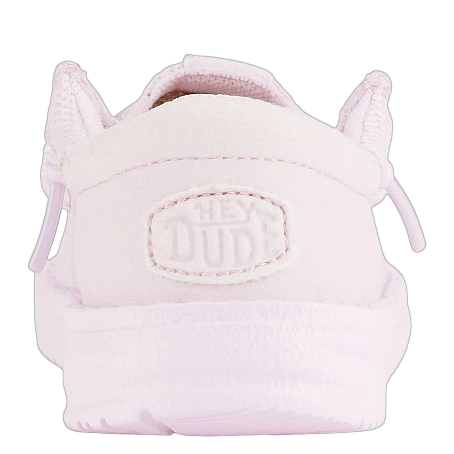 HEYDUDE Unisex Toddler Wally Funk Mono Slip On Shoe, Light Pink Size 7 | Lightweight Textile Loafer with Elastic Laces & Foam Insole