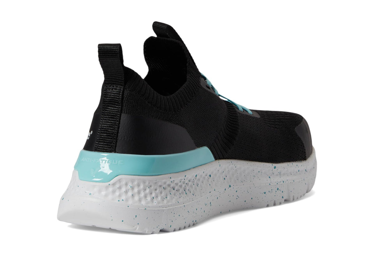 Timberland PRO® Setra Knit Composite Safety Toe Women’s Sneakers – Breathable Upper – Removable Insole Black/Turquoise 8 C - Wide