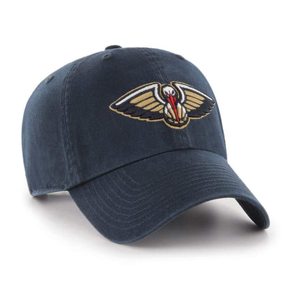 NBA New Orleans Pelicans Clean Up Adjustable Hat, Navy, One Size