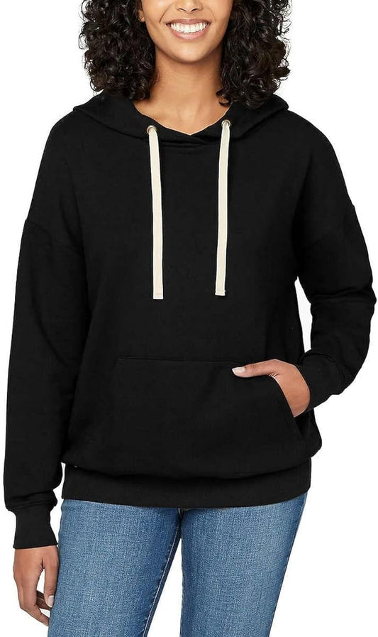 Buffalo Women Super Soft Pullover Hoodie (US, Alpha, XX-Large, Regular, Regular, Black)