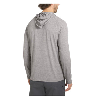 Eddie Bauer Men's Solarfoil UPF 50 Quick Dry Performance Hoodie Pullover (US, Alpha, XX-Large, Regular, Regular, Gray)