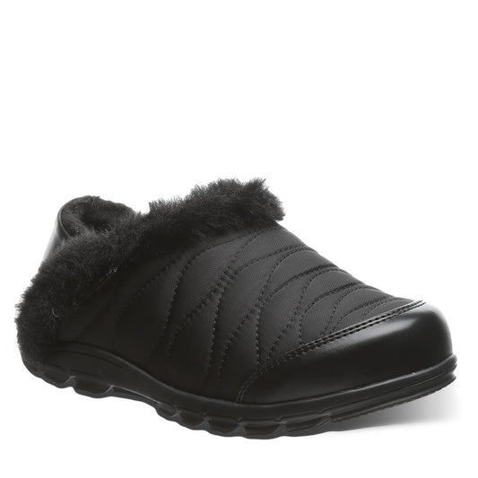 BEARPAW Women's Elaine Black Slippers Size 6 | Women's Slipper | Women's Shoe | Comfortable Lightweight Slippers
