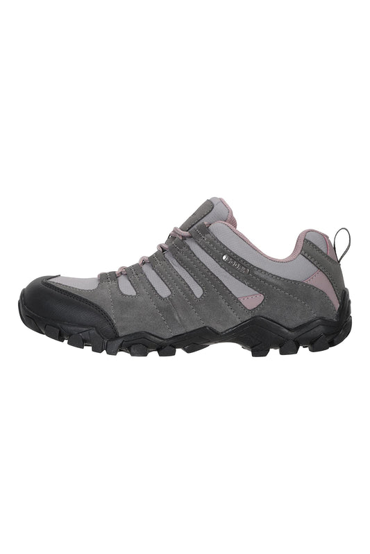 Mountain Warehouse Belfour Womens Waterproof Hiking Shoes Light Grey Womens Shoe Size 7 US