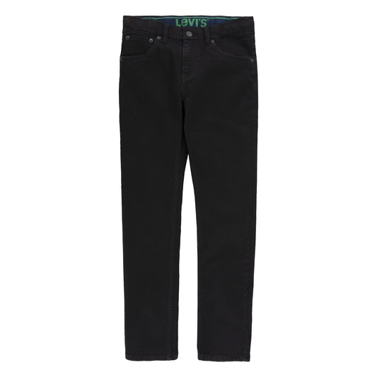 Levi's Boys' 511 Slim Fit Performance Jeans, Black Stretch, 7 years