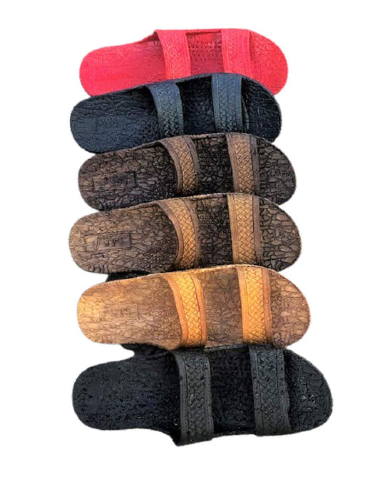 J-Slips Sandals for Women and Men - Comfortable Jesus Jandals for Beach, Summer, and Shower - Waterproof Hawaiian Slides in 12 Colors, Sandalias (Kona, M14)