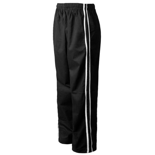 Chef Code Chef Pants, Classic Baggy with Elastic Waist and Drawstring CC254 (2XL, Black)