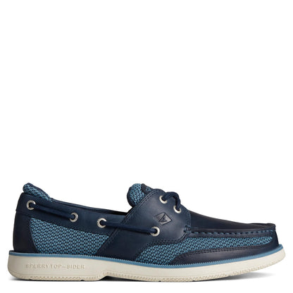 Sperry Men's, Surveyor 2 Eye Boat Shoe Navy Leather 10 W